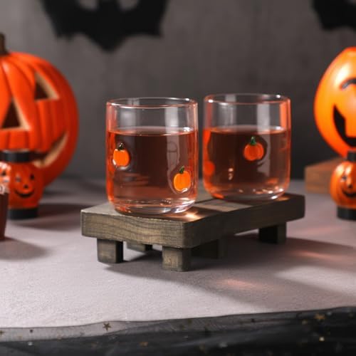 SiliFine 2 PCS Pumpkin Icon Juice Glasses - Image 6