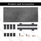 FRMSAET Office Product Keyboard Drawer Tray(24 in, Metallic Black) - Image 4