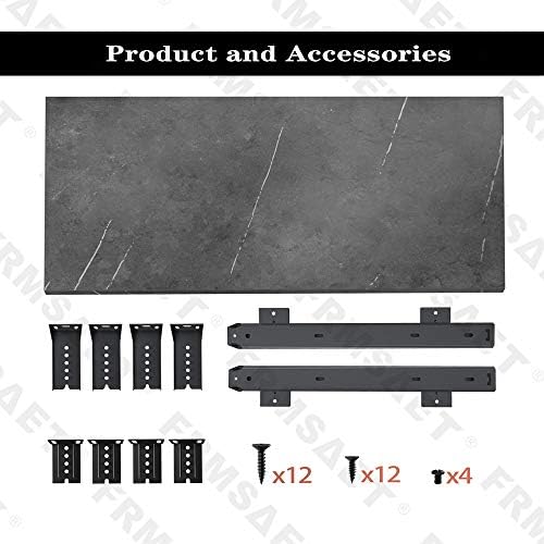 FRMSAET Office Product Keyboard Drawer Tray(24 in, Metallic Black) - Image 4