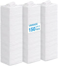 UNIMADE Shop Towels Rags, 150 Pack Reusable Shop Rags Bulk Microfiber Cleaning Cloth Lint Free Cleaning Towels for Car Kitchen Automotive Bar Mechanic Restaurant Garage, 11.5"x 11.5", White by Unimade