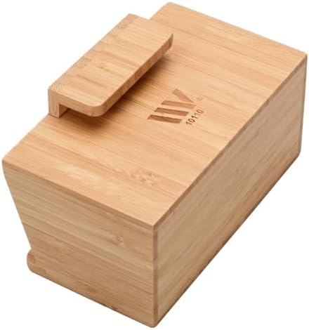 MobileVision Bamboo 12-Port Charging Station & Docking Organizer for Smartphones & Tablets, Family-Sized, for use in Corporate Offices & Classrooms (With 2 Bamboo Caddy Add Ons Included) - Image 3
