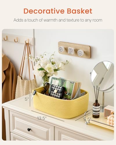 KALLAX Small Woven Storage Basket for Organizing, 13.5x9.5x5 inches, 3 Pack - Image 2