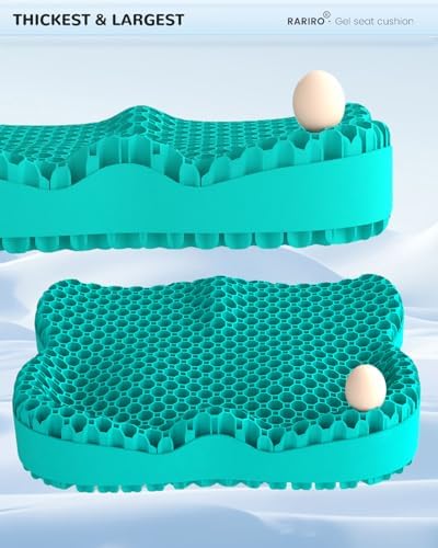 Breathable Honeycomb Gel Seat Cushion, Pressure Relief Cushion Long Sitting - Image 5