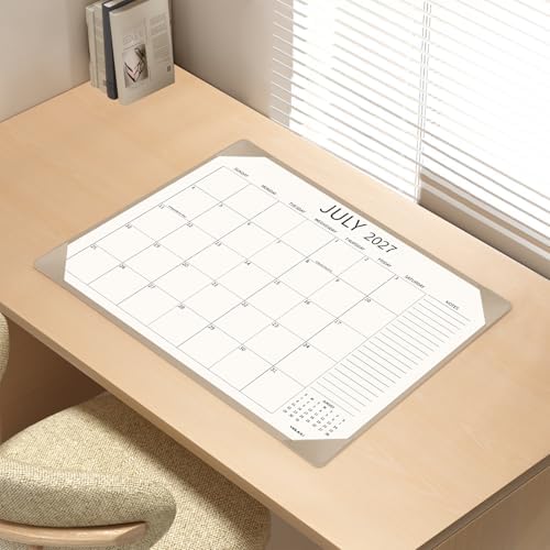 Desk Calendar 2026-2027 Large 22x17 inch, July 2026 to December 2027, 18 Months Big Desk Pad Calendar with Desktop Mat for Home Office School Planning, Apricot - Image 7