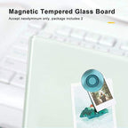 Magnetic Small Glass Whiteboard Desktop, ZHIDIAN 14x10 Portable Tempered Glass Dry Erase Board Panel with Adjustable Stand for Desk, Tabletop Glass Writing Board Easel for Office Home - Image 6