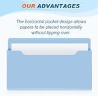 Fuutreo Magnetic Wall File Holder,6pcs,Vintage Boho,Horizontal-large - Image 3