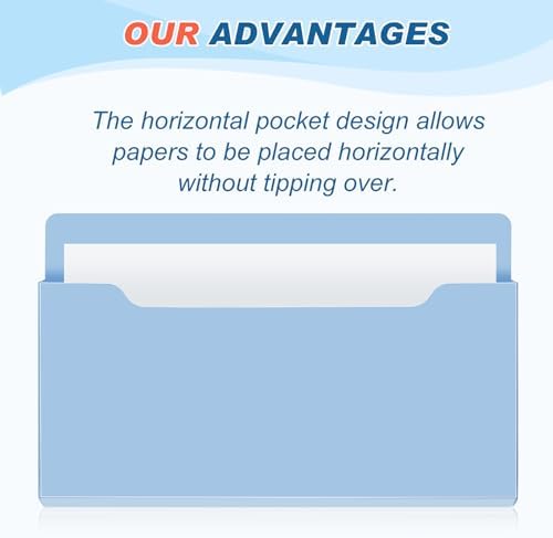 Fuutreo Magnetic Wall File Holder,6pcs,Vintage Boho,Horizontal-large - Image 3