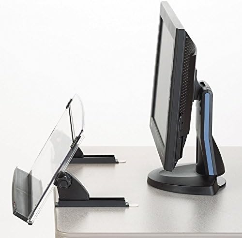 3M DH630 In-Line Document Holder, 14"x5-1/2"x9-1/2", Clear/Black - Image 5