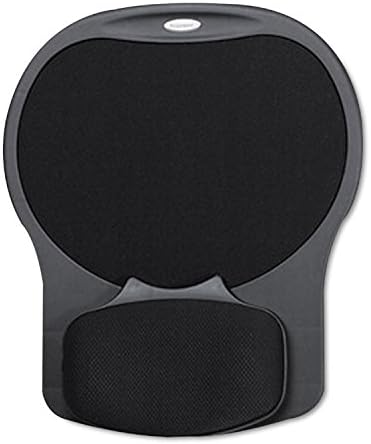 Fellowes Easy Glide Gel Mouse Pad Wrist Rest - Black (93730) by FellowesBrands