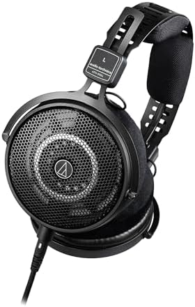 Audio-Technica ATH-R50X Professional Open-Back Reference Headphones - Black Bundle with Case, Stand, Cable, and Austin Bazaar Polishing Cloth - Image 2