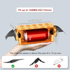 Flemoon Small Outdoor Electrical Box, IP55 Waterproof Extension Cord Cover - Image 2