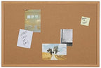 Staples Standard Cork Bulletin Board, Oak Frame, 3x2 Ft, 2-Pack by Staples