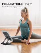 Tablet Stand for Desk, Fits All iPad up to 14", Black, Plus Size - Image 6