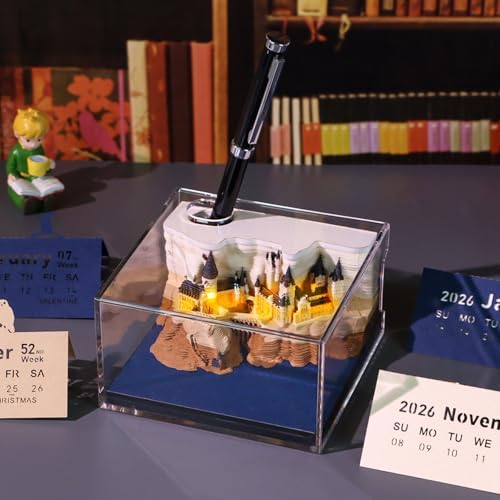3D Creative Time Piece Calendar 2027 Desk Calendar - Image 6