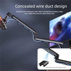 Adjustable Microphone Boom Arm Stand 360° Rotation Desktop Mic Holder - Image 4