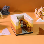 3D Calendar 2027, Tear-Away Desk Calendar, Paper Art Memo Pad, LED Light (Alley) - Image 3