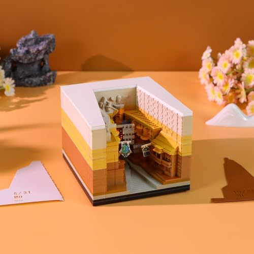 2026 Time Piece Calendar 3D Weekly Calendar Notepad 3D tear away calendar DIY Paper Carving Art Desktop Decoration Gift for Christmas Birthday Anniversaries M - Image 3