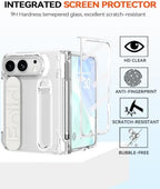 for iPhone Ultra Case with Pen Holder & Stylus & Finger Strap Clear - Image 3