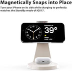 3 in 1 Charging Station for Apple Devices,Mag-Safe Charger Stand Fast Charging,Wireless Charger for iPhone 16/15/14/13/12 Series,& AirPods,& iWatch(USB Charger Included) - Image 3