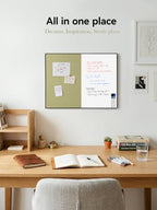 ARCOBIS Cork Board White Board Combo for Wall - Image 2