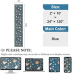 DUKINO 2x10 Kitchen Runner Rug, Washable Dog Rug Soft Non Slip, Blue - Image 2