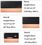 HomeDo Wooden Ergonomic Wrist Rest for Mechanical Keyboard,Fits 104 Key - Image 7