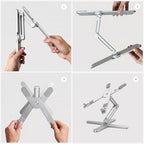 Model-X 2.0 Laptop Stand, Laptop Stand for Desk Adjustable Height - Image 2