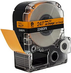 Epson LABELWORKS 224BOPX Label Tape - Black on Orange - 1" (24mm), 30ft - Image 4