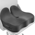 CushZone Ergonomic Seat Cushion, Sciatica Support for Office Chair, Grey by CushZone