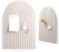 Large Arched Felt Bulletin Board 35.4''×23.6'', Oatmeal by FLUXYNARA