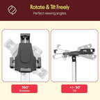Pyle Anti-Theft Tablet Security Stand Kiosk-Heavy Duty Aluminum Metal Floor Standing Mount Tablet Case Holder Display w/Height Adjustable Pole,Fits iPad Mini 2 3 4 Air Samsung Tablets-Pyle PSPADLK60 - Image 3