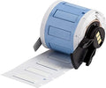 Brady PermaSleeve Heat Shrink Wire and Cable Labels for M610, M611, M710, BMP61, and BMP71 Printers - 0.187" Dia x 1", White. M6-187-1-342-WT by BradyCorp