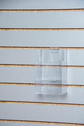 Clear-Ad - LHF-Z102 - Acrylic 2 Tier Trifold Brochure Display w/Z-Bar for Slatwall - Plastic Literature Holder for Flyers, Booklets, Bills, Mail, Letters, Cards, Pamphlets, Maps (Pack of 2) by Clear-Ad