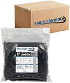 Kable Kontrol Cable Zip Ties, 8 Inch, 25000 Pcs, 18lbs Test, Black by KABLEKONTROL%C2%AE