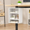 IBUYKE Under Desk Storage Cabinet Clamp on Desk Legs Shelf UTMZ012W by IBUYKE