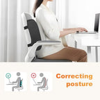 CILI Lumbar Support Pillow for Office Chair with Heat Vibration,Heated Back Support Pillow,Chair Massager for Back Pain Relief,Back Rest Cushion Pillow for Desk Sofa Home,Gifts for Women Men Mom Dad - Image 3