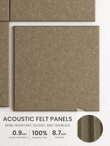 Bumusty 48" x 36" Large Cork Board Alternative, Christmas Brown - Image 3