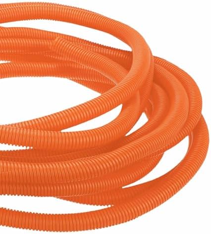 DMiotech 50ft Wire Loom Split Tubing 1 Inch(25.4mm) ID Orange by DMiotech