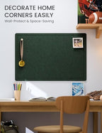 Fluxynara 35.4" x 23.6" Bulletin Board, Pine Green - Image 4