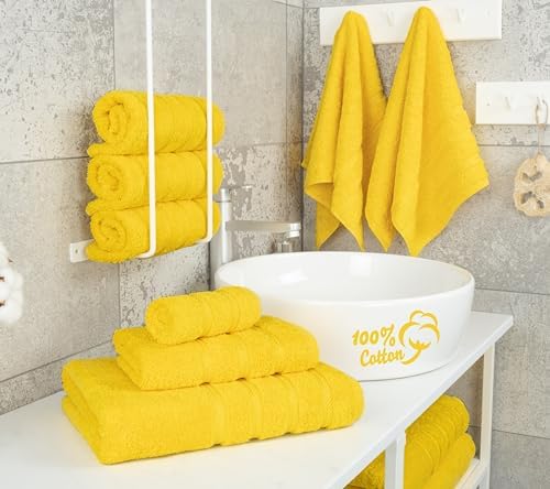 American Soft Linen 100% Cotton Luxury Turkish Towels, 6 Piece Towel Set - Image 2