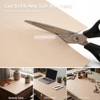 1.6mm Thick Leather 18x84 Inch Non-Slip Mat, Waterproof Countertop Protector, Extra Long Kitchen Counter/Dining Table Protector, Warm Beige - Image 5
