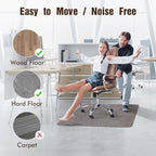 Blvornl Office Chair Mat for Hardwood Floors, Anti-Slip PVC, 35.4"x 55" - Image 6