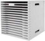 Mail Organizer Countertop, 15 Compartments Literature Organizer, Student Mailboxes for Classroom, Mail Sorter for Office, 13" X 12" X 13"(White,15 Slot) by MhdunueSK