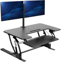 VIVO Black 36 inch Desk Riser with Monitor Mount, DESK-KIT-0V02 by VIVO