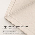 Felt Bulletin Board for Wall 48" x 36" Unfolded Size, Large Frameless Felt Pin Board, Soft Cork Board Alternative for Office, Home Planning, Notes, Photos & Wall Decor, Foldable Shipping, Easy Install - Image 4