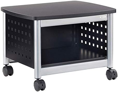 Safco Underdesk Multi Functional Stand - 1855BL, Powder Coated Steel, Swivel Wheels, Holds 100 lb - Home Orginization Solutions by SafcoProducts