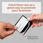 Promotional Business Card Letter Openers, Black, 100 Pack - Image 3