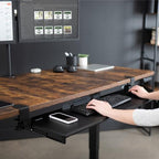 VIVO Black Extra Large Clamp-on 34 x 11 in Keyboard Tray, MOUNT-KB15EB - Image 5