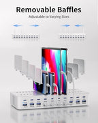 20-Port 270W Charging Station for Multiple Devices, USB Charger Station - Image 5