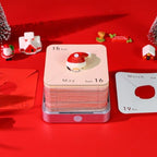 2027 3D Paper Carving Desk Calendar With LED Light (Panoramic Santa Claus) - Image 2